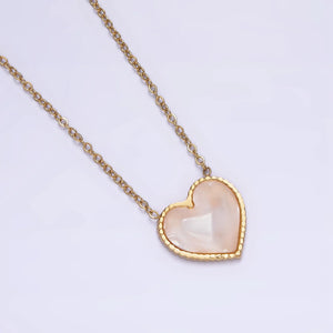
                  
                    Pearl Shell Heart Necklace
                  
                