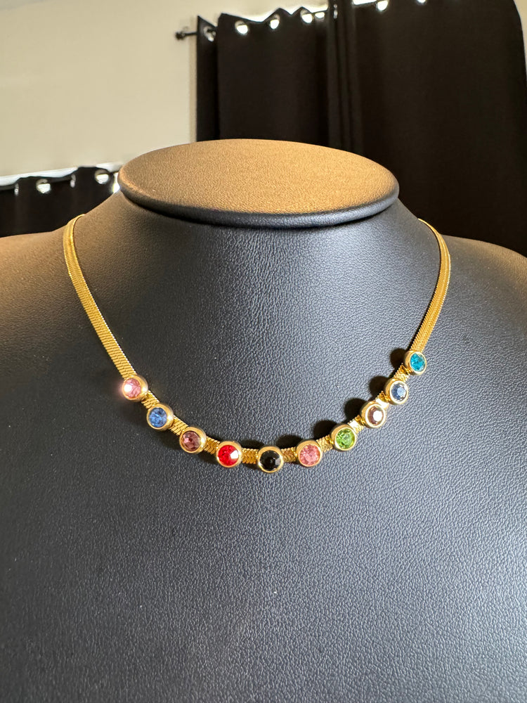 
                  
                    Rainbow Flat Necklace
                  
                