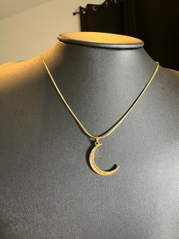 
                  
                    CZ Moon Necklace
                  
                