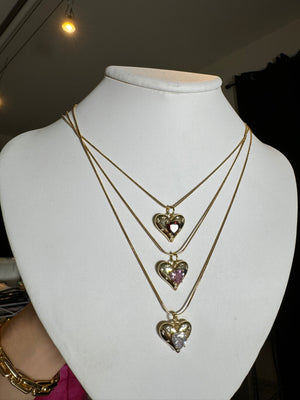 
                  
                    Double Heart Star Necklace
                  
                