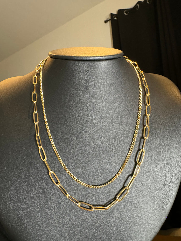 
                  
                    Paperclip Chain Set Necklace
                  
                