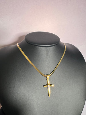 
                  
                    Crystal Gem Flat Cross Necklace
                  
                