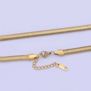 
                  
                    Flat Puffer Anklet Gold/Silver
                  
                