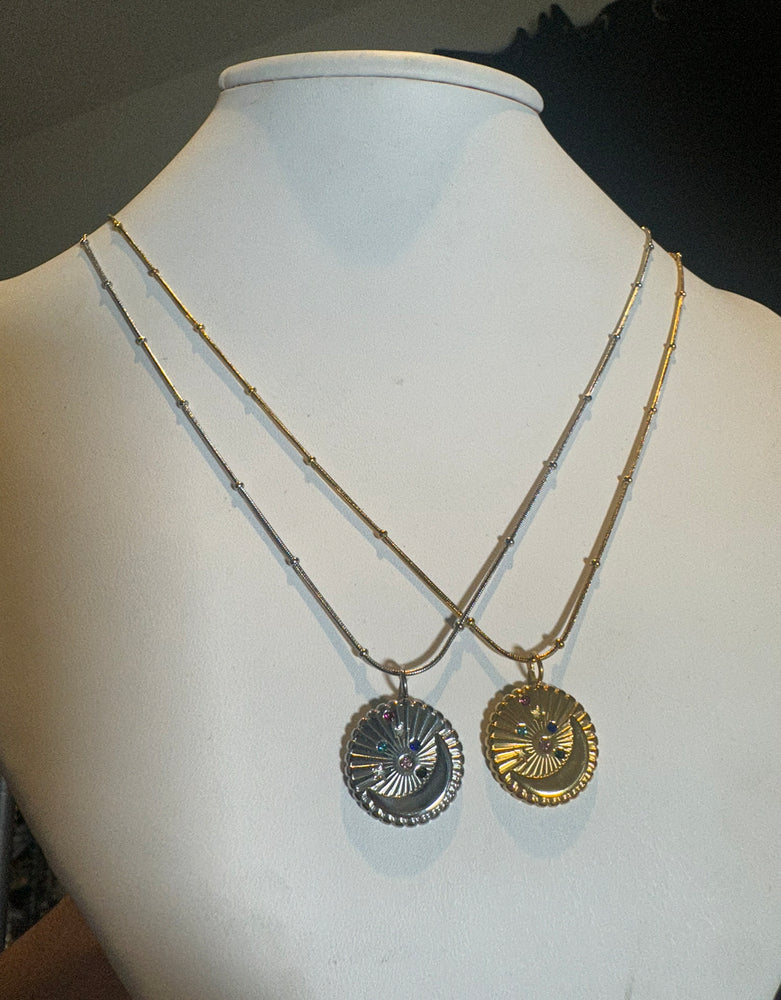 
                  
                    Moon Star Coin Necklace
                  
                