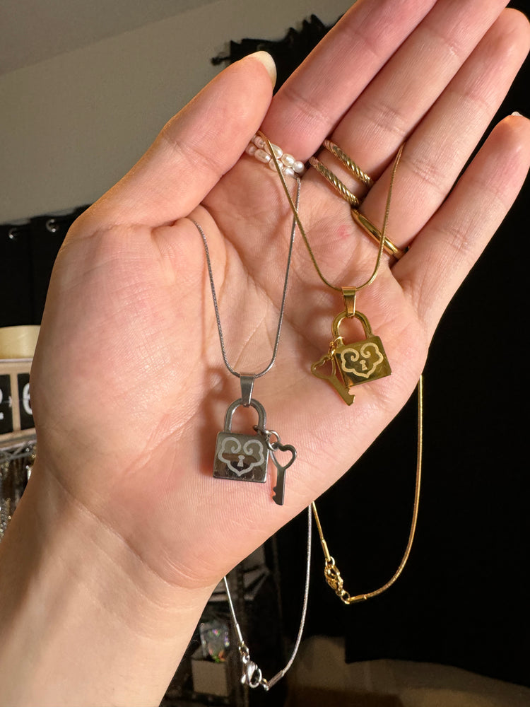 
                  
                    Heart Lock & Key Necklace
                  
                