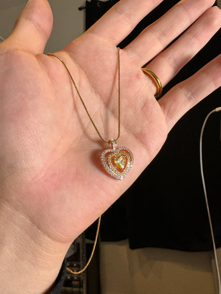 
                  
                    Yellow Heart Necklace
                  
                