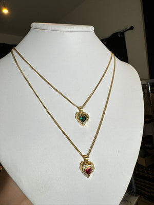 
                  
                    Royal Princess Gem Heart Necklace ￼
                  
                