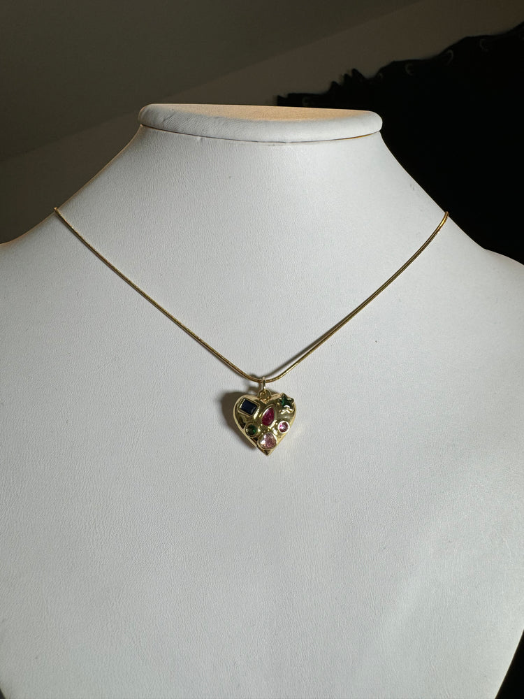 Gems Heart Necklace