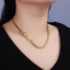 
                  
                    Snake Curb Necklace
                  
                
