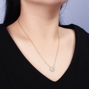 
                  
                    Shell Pearl Heart Necklace
                  
                
