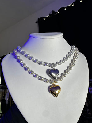 
                  
                    Marthas Pearl Heart Necklace
                  
                