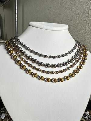 
                  
                    Black Pearl Bead Necklace
                  
                