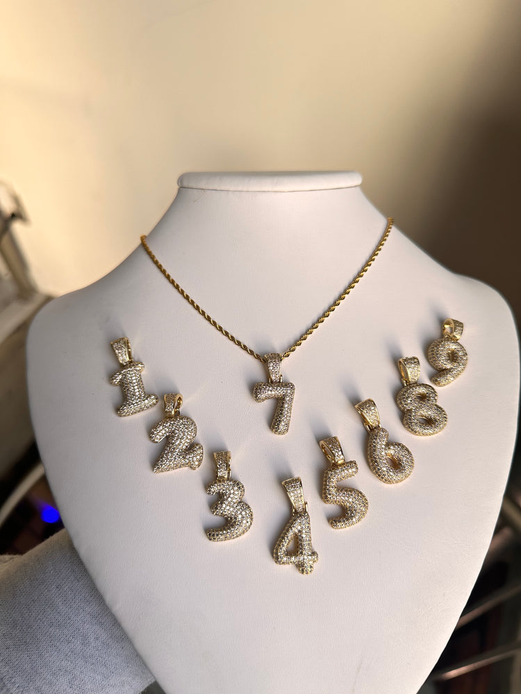 
                  
                    Iced Number Rope Necklace
                  
                