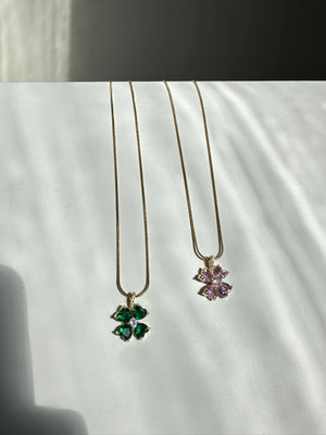 
                  
                    Crystal Clover Necklace
                  
                
