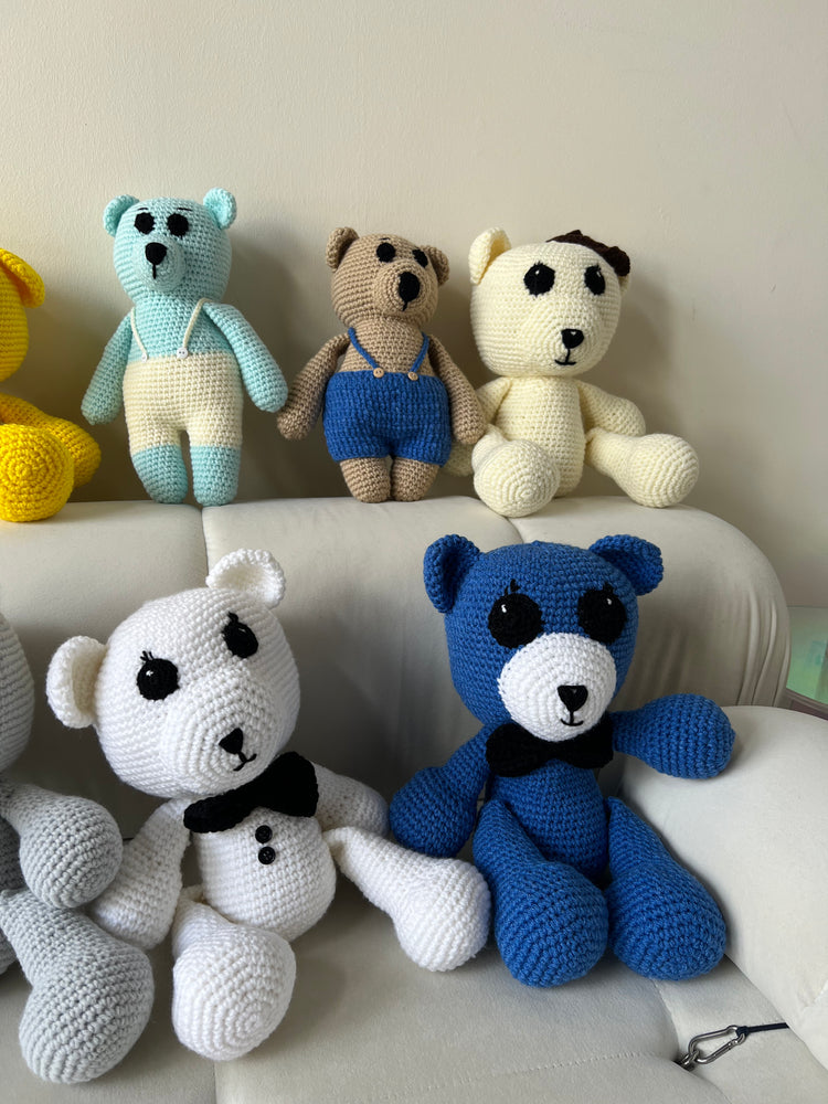 
                  
                    Crochet teddy bears
                  
                