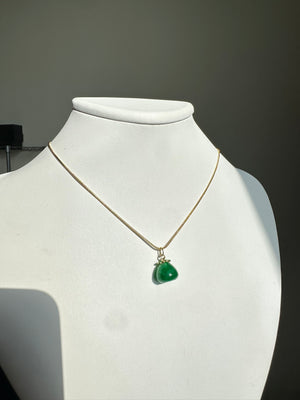 
                  
                    The Jade Drop Necklace
                  
                