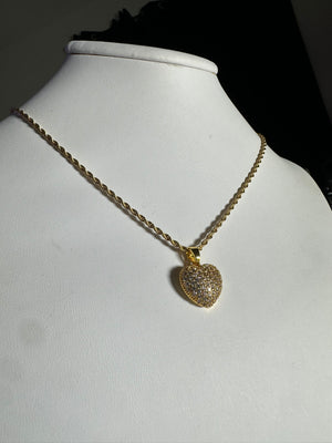 
                  
                    Sparkle Heart Rope Necklace
                  
                