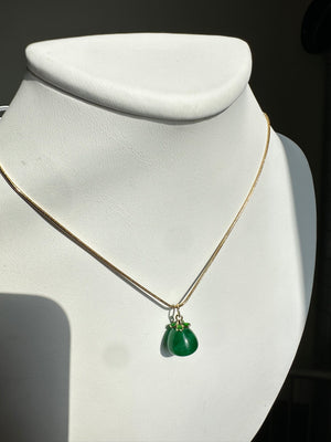
                  
                    The Jade Drop Necklace
                  
                