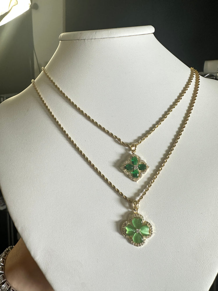 Clover Rope Necklace
